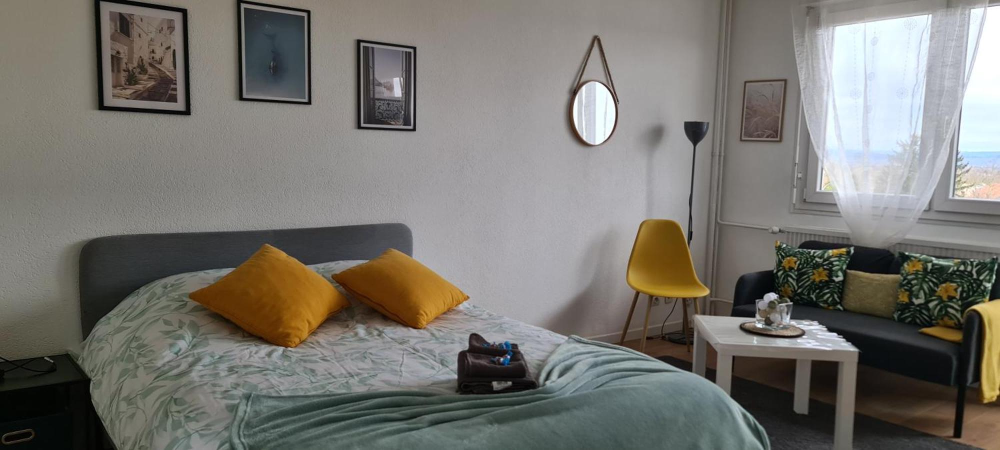 Studio Kulla Avec Terasse 5Mn Basel Airport Apartment